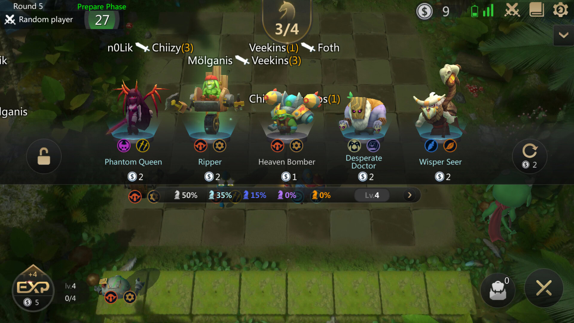 unit selection auto chess