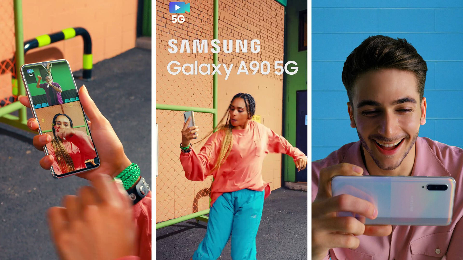 Images allegedly showing the Galaxy A90 5G.