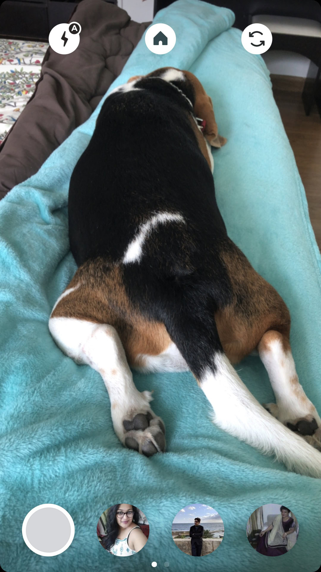 Facebook Threads Camera UI