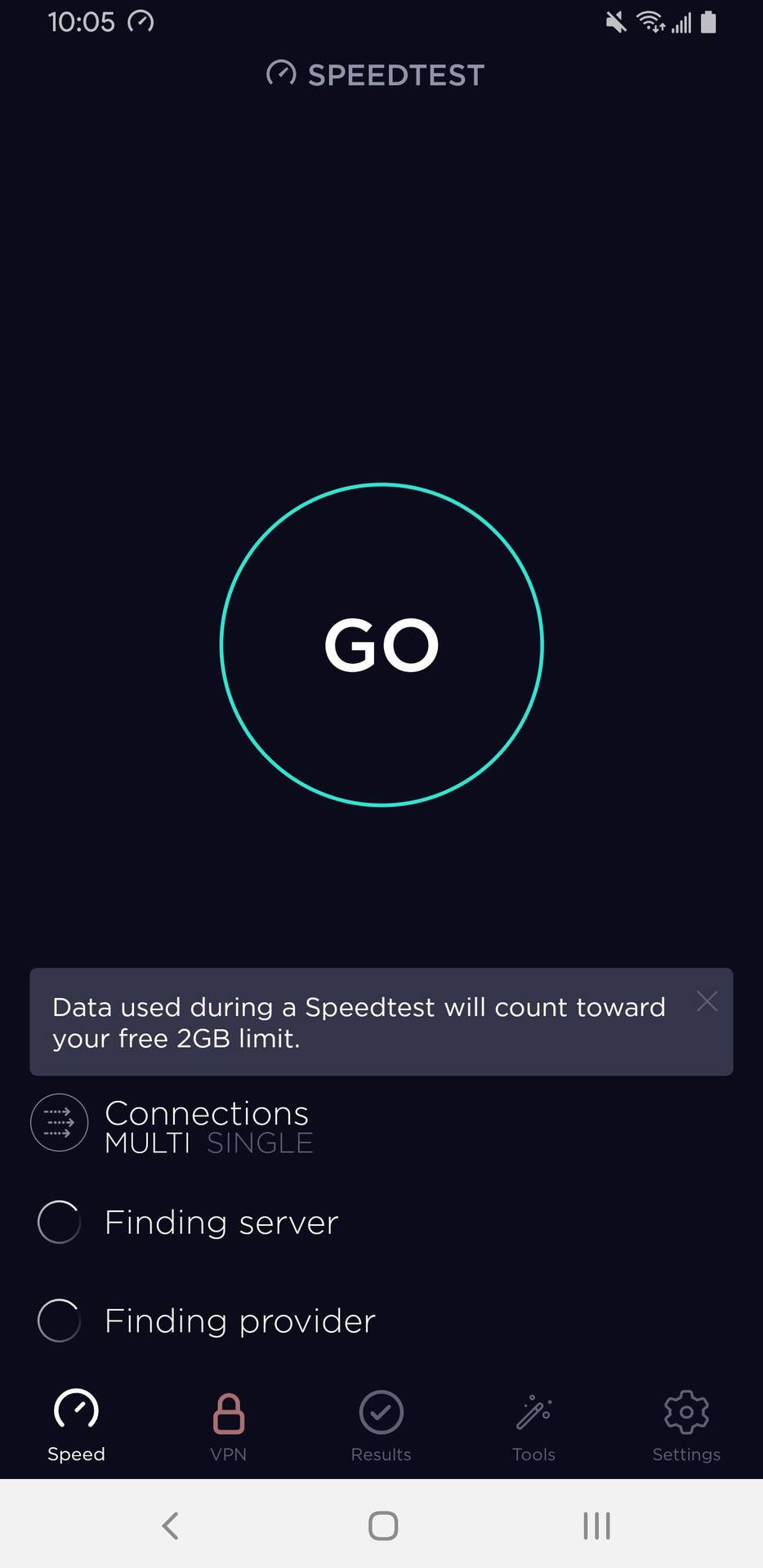 Speed Test VPN 1
