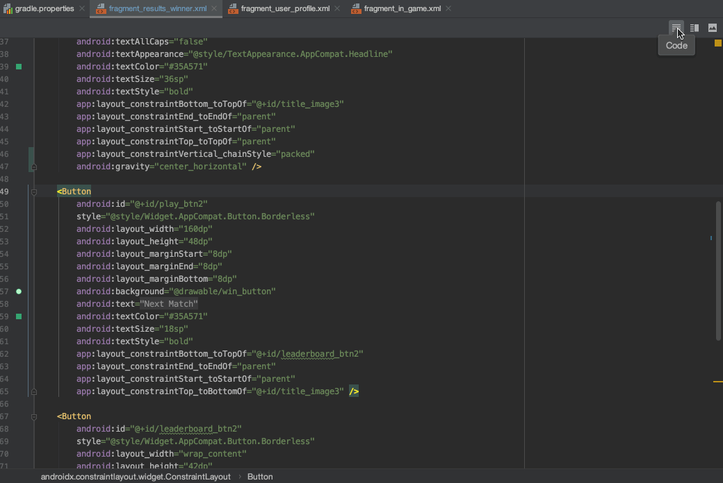 Split View Android Studio 3