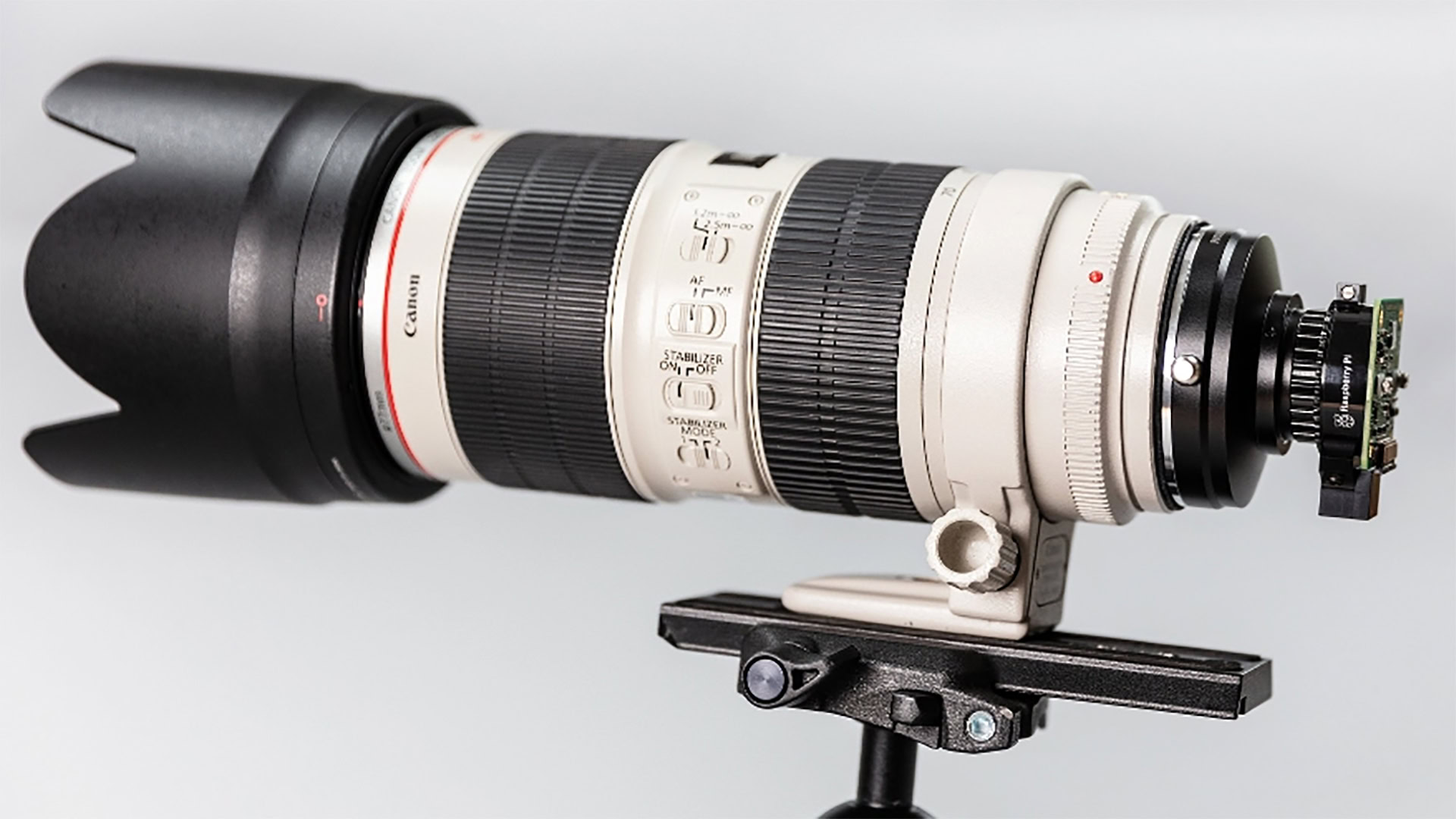 Raspberry Pi Camera with Canon Lens