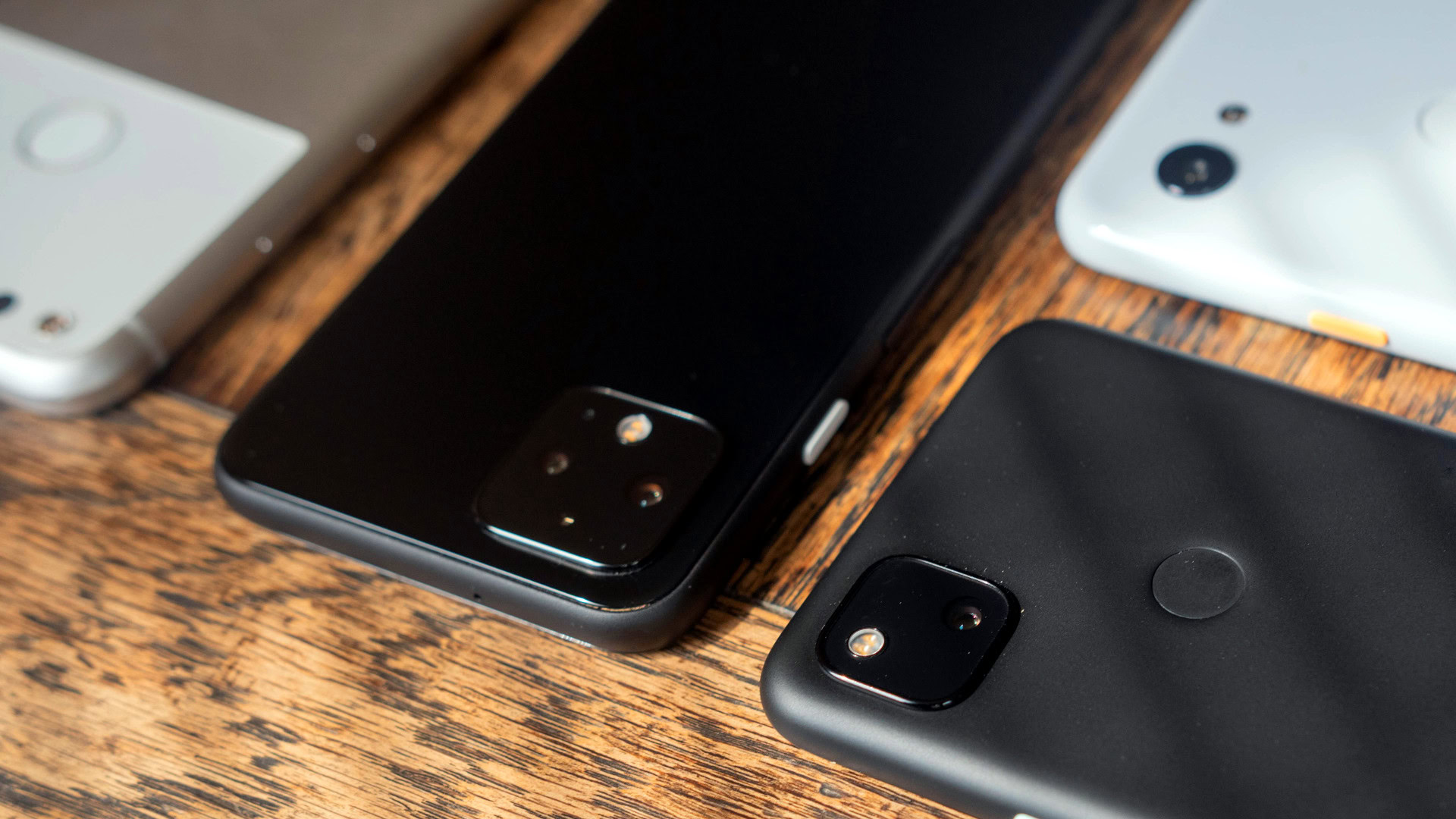 Google Pixel backs side by side