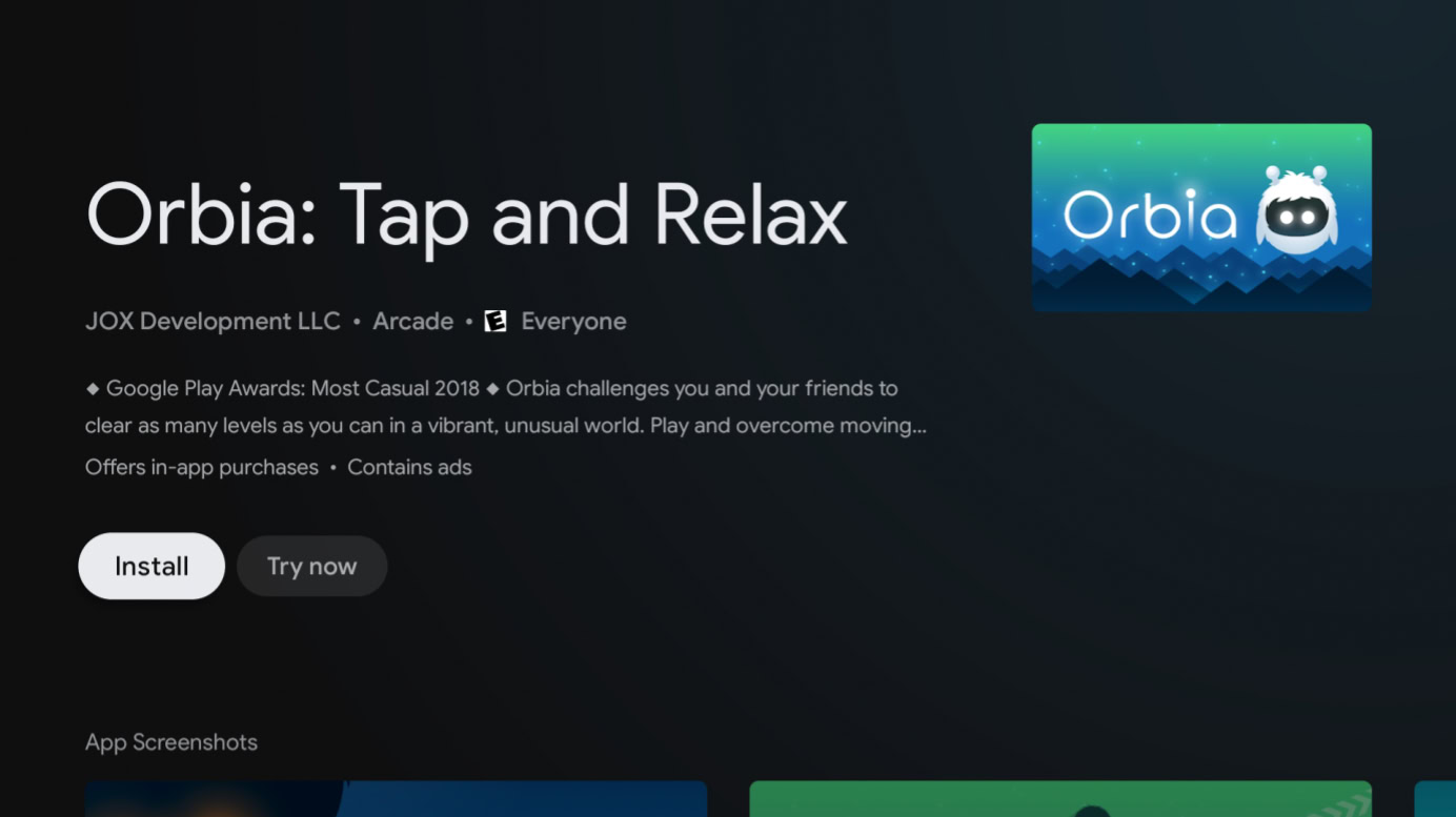 Google Play Instant Apps Android TV
