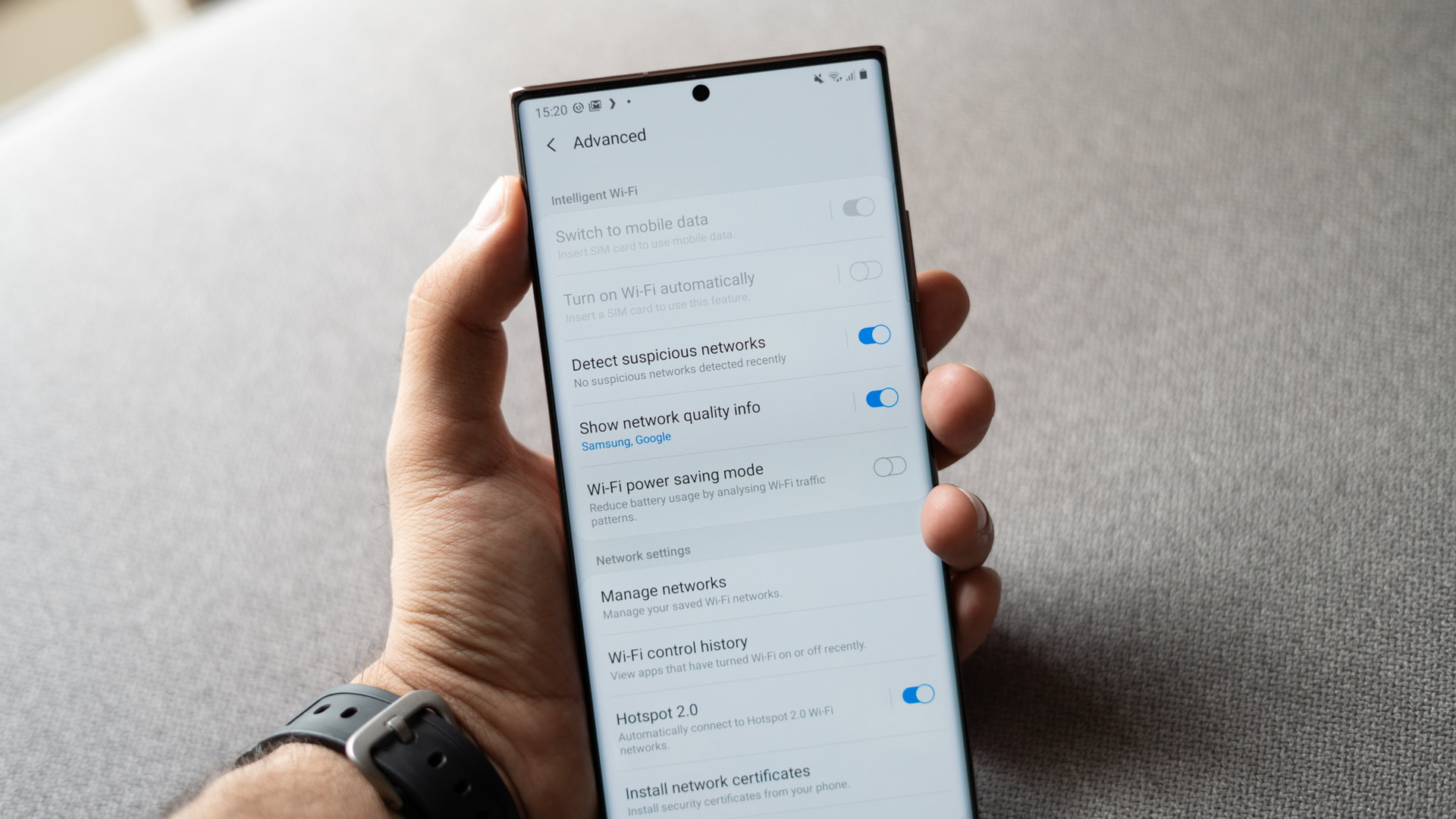 Note 20 Ultra network quality
