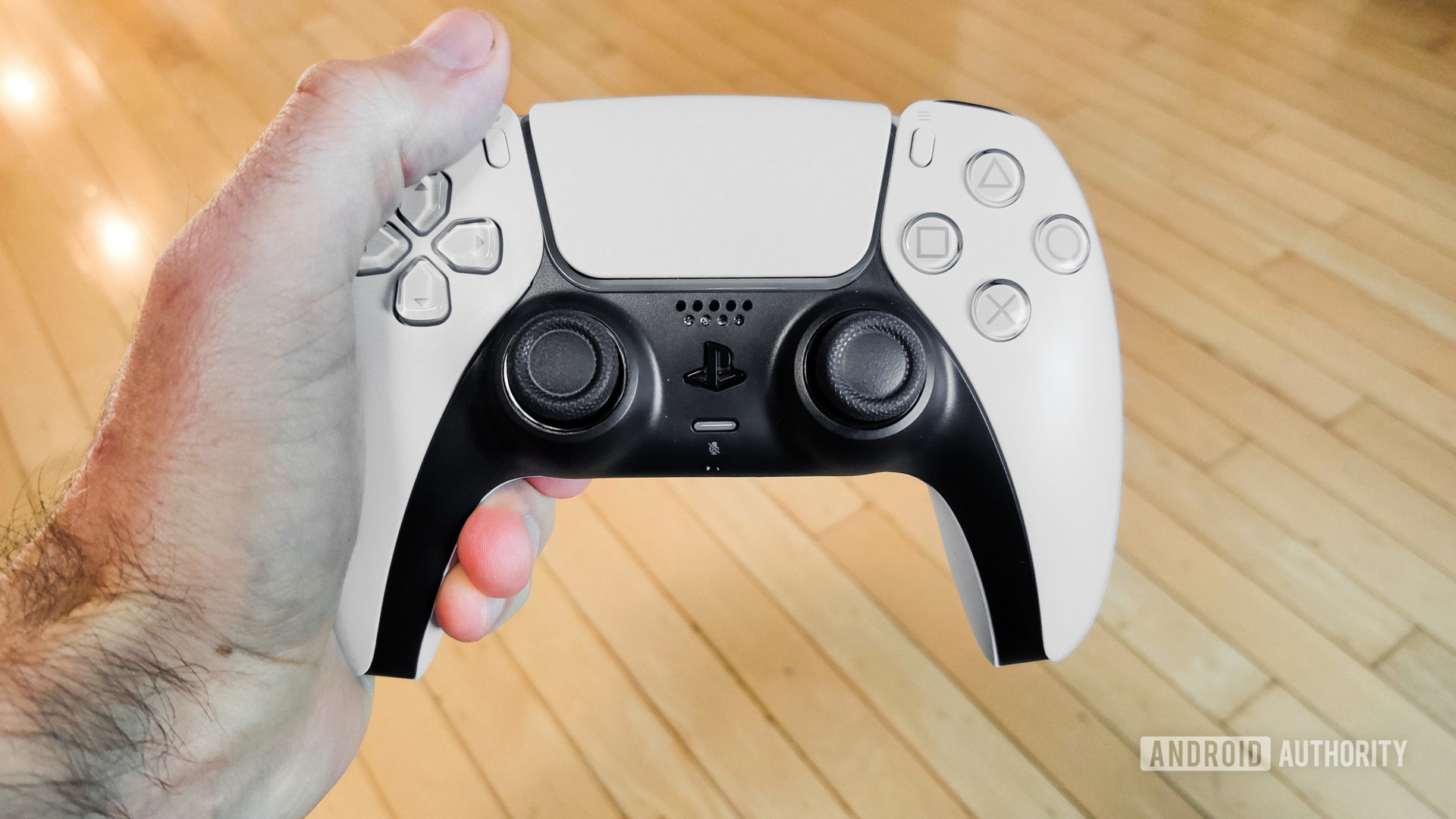 PlayStation 5 DualSense Controller in Left Hand