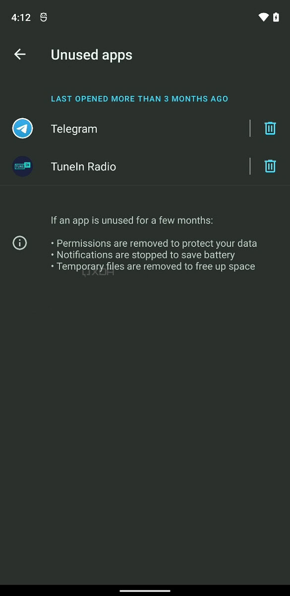Android 12 App Hibernation 3