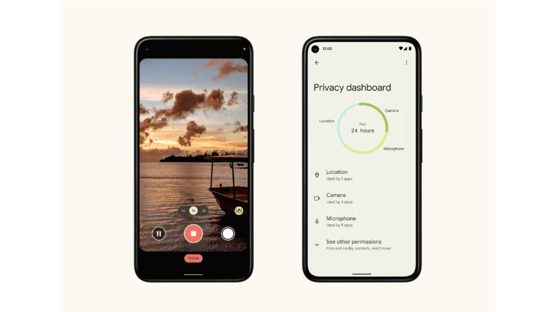 Android 12 privacy dashboard embargo image