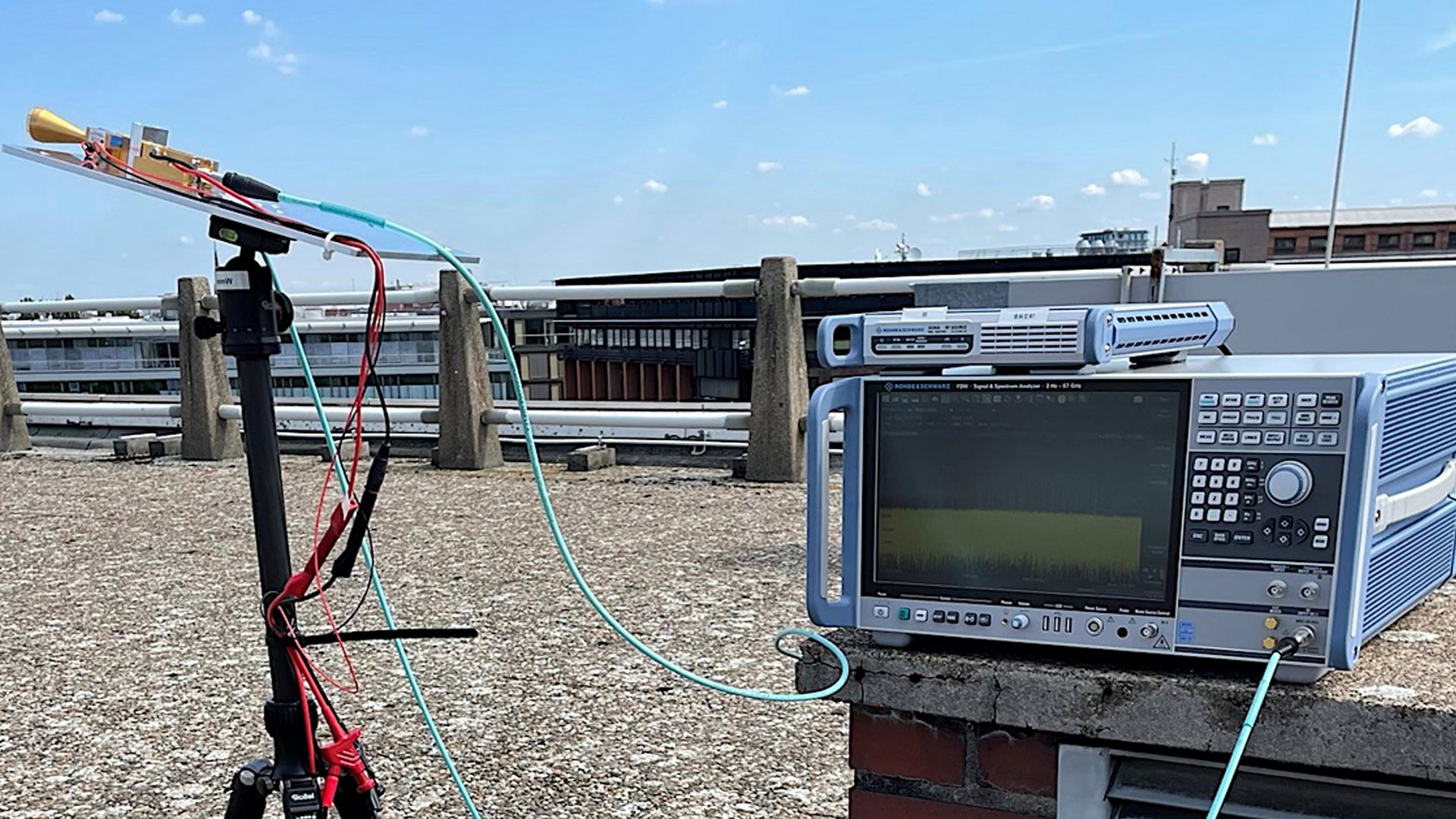 LG&rsquo;s 6G 1THz test equipment in Berlin.