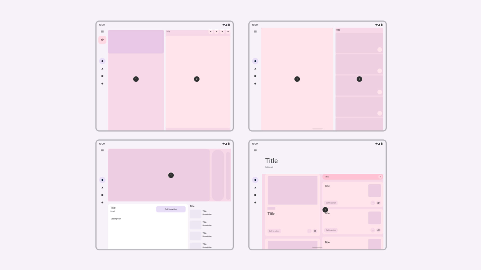 android 12l ui examples