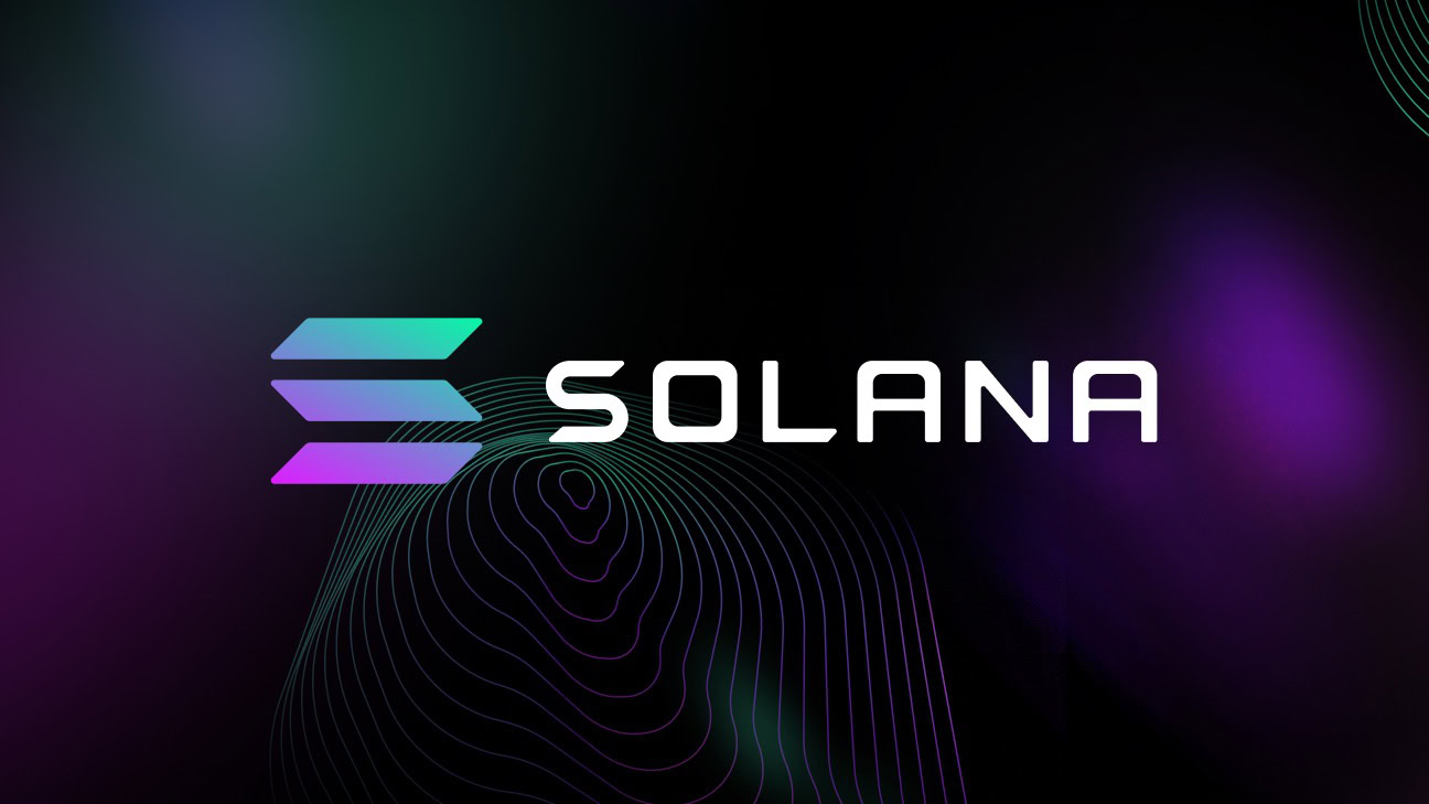 Solana crypto stock image