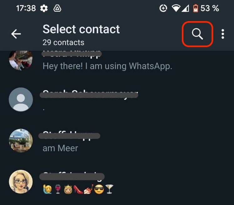 How to find someone on WhatsApp to start a new chat Android Authority