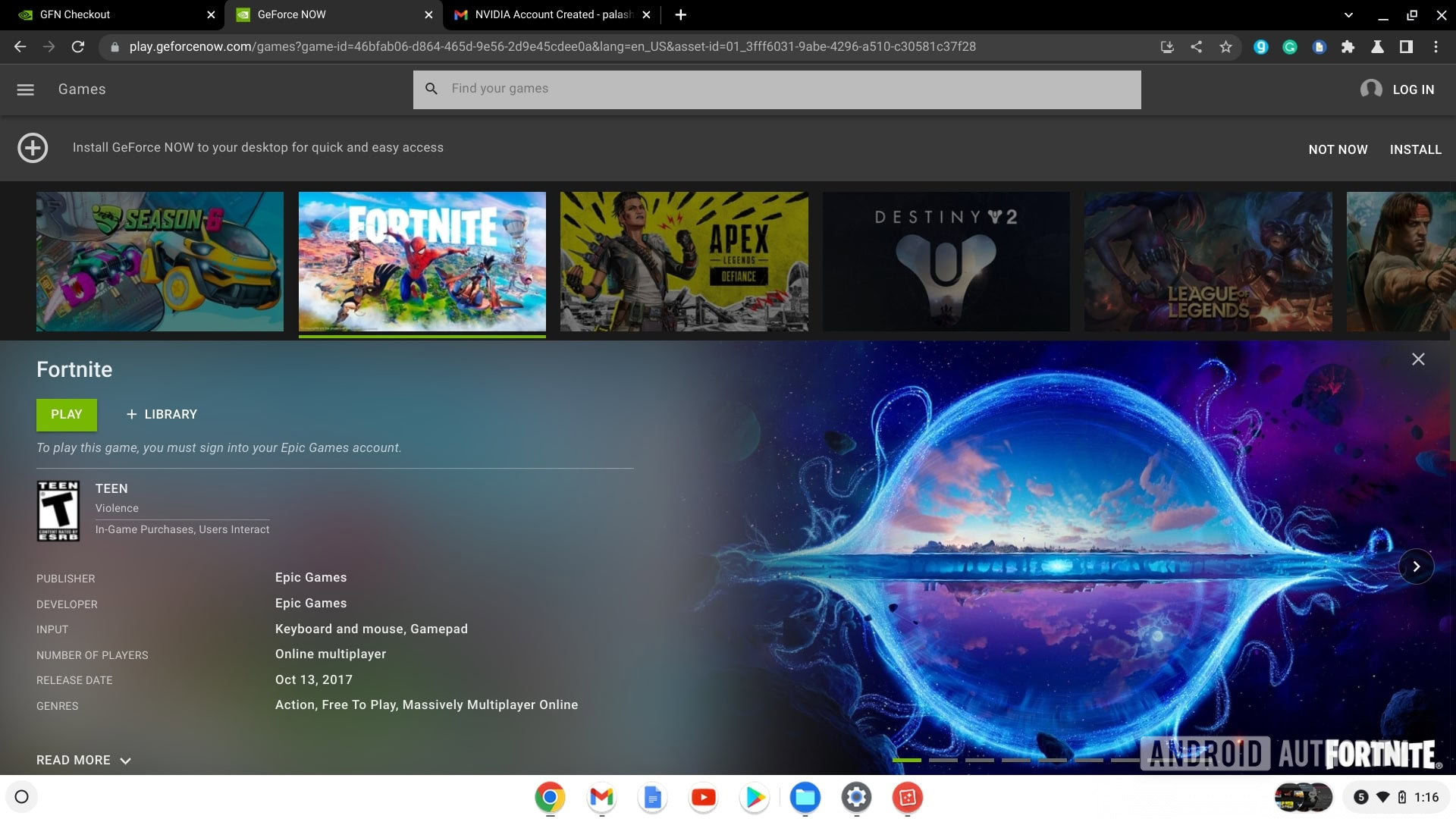 How To Play Fortnite On A Chromebook - Android Authority