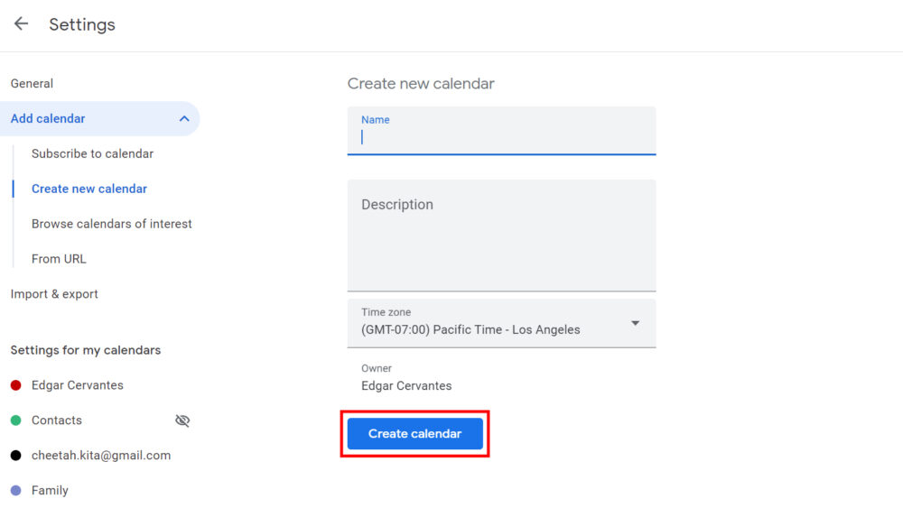 How to add a new calendar to Google calendar Android Authority