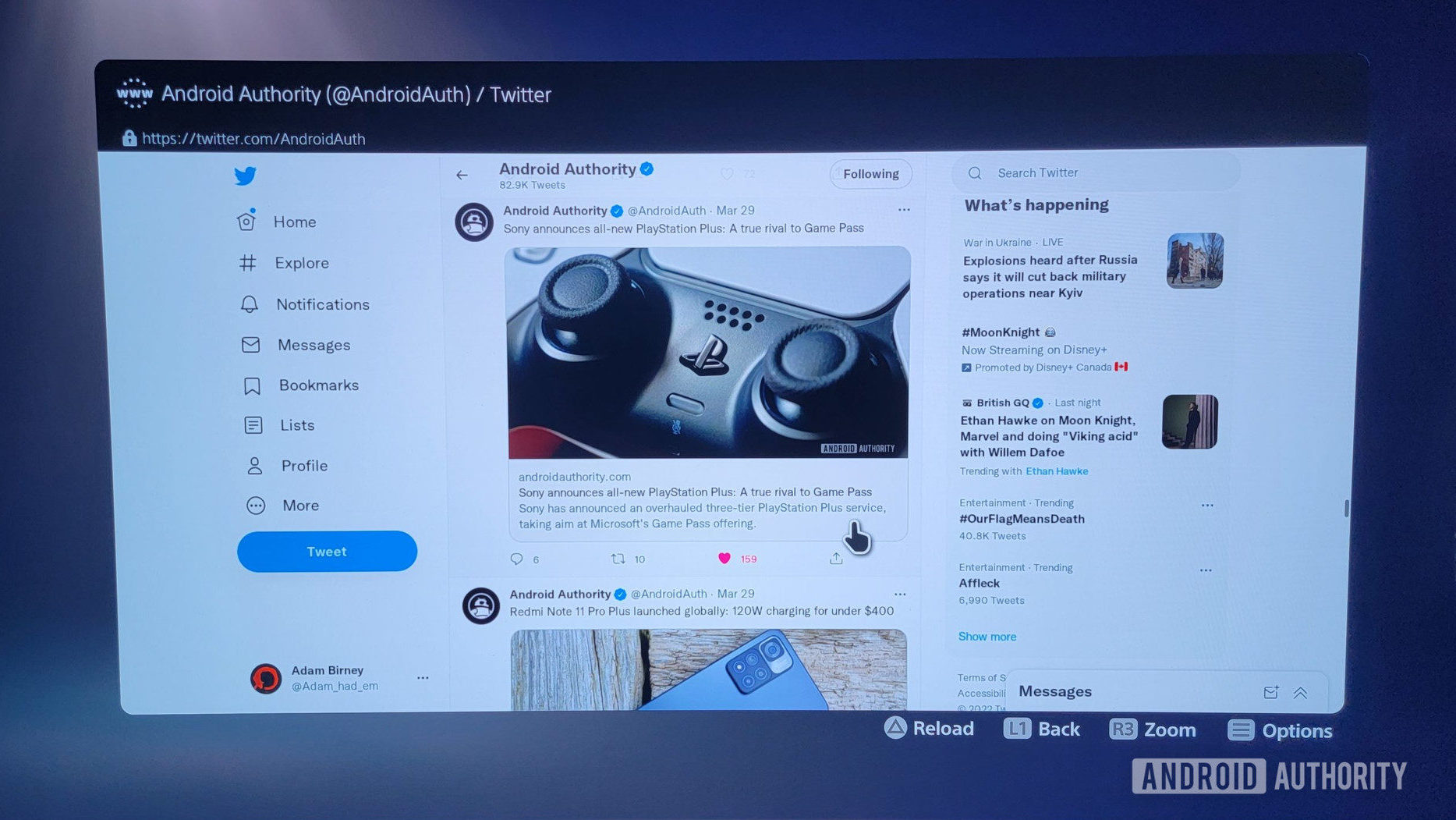 How to use the PS5 web browser Android Authority