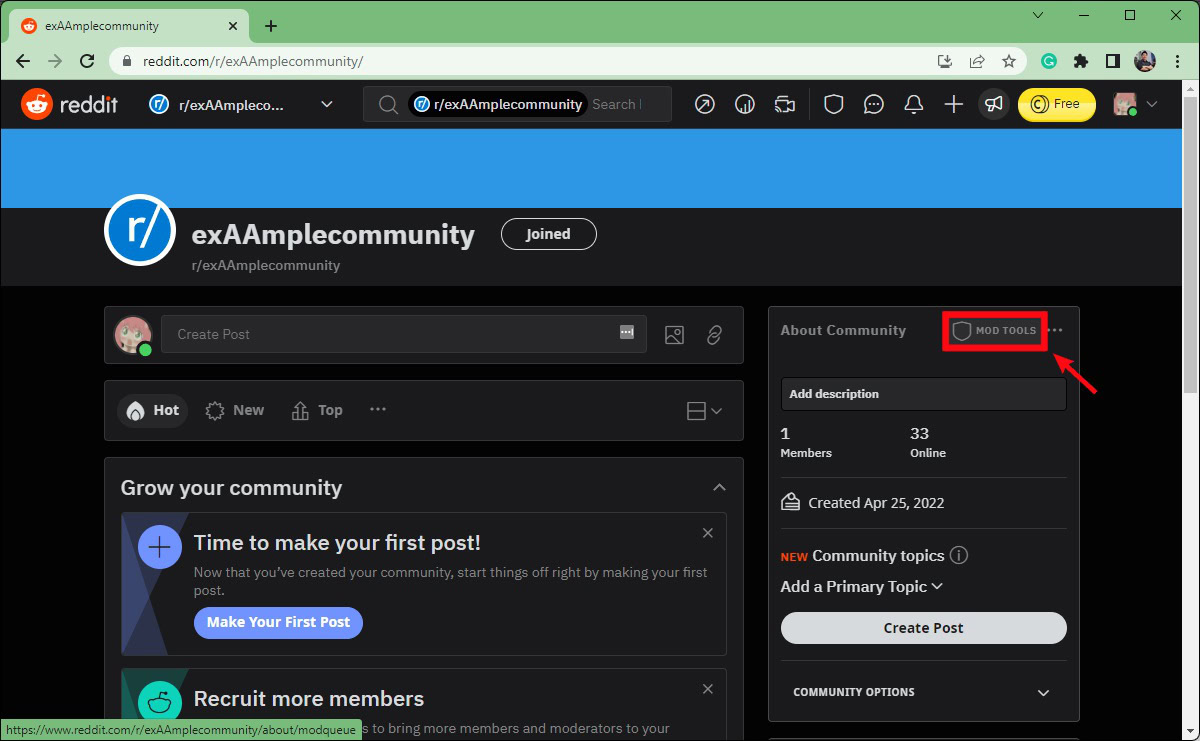 Reddit Private Community