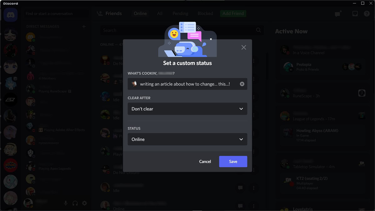 How to change your status on Discord Android Authority