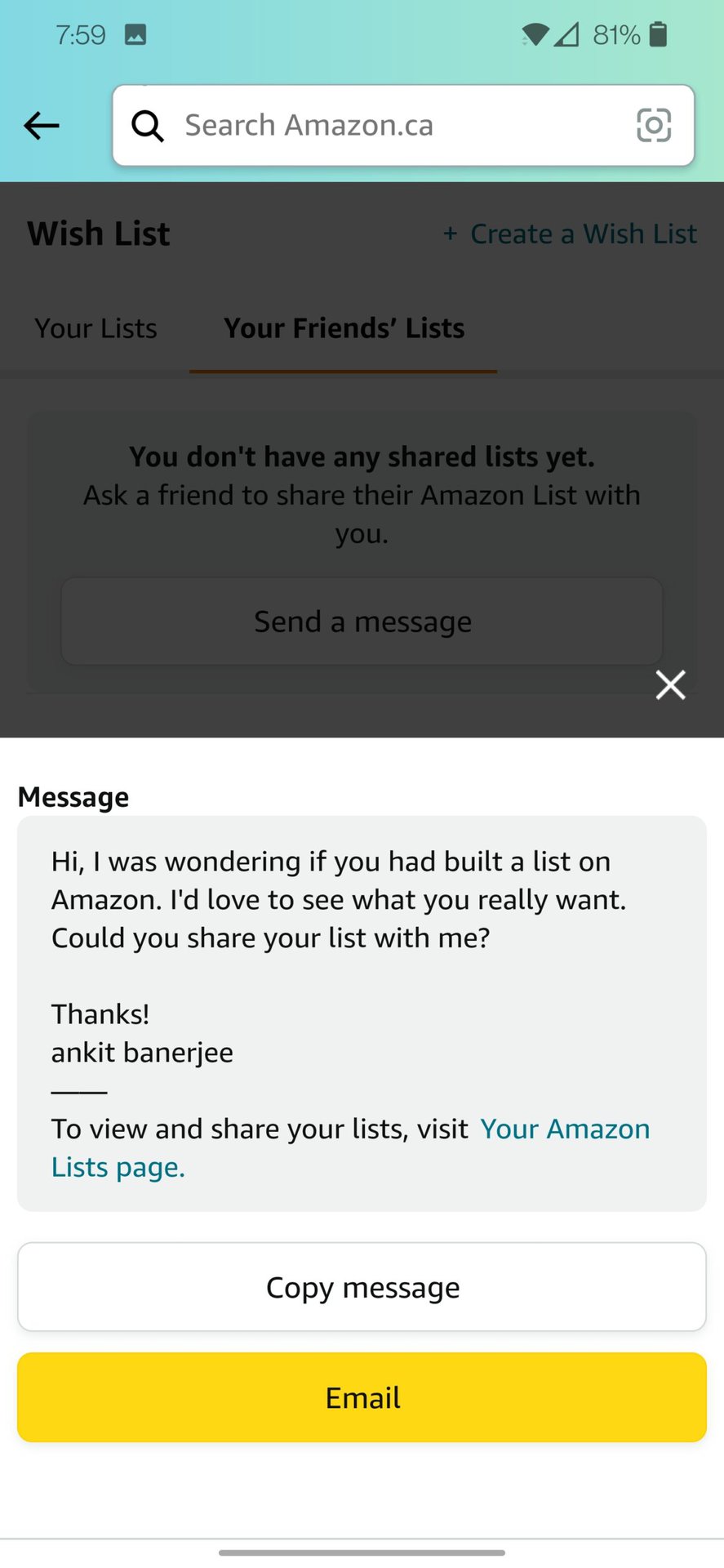 How to find someone's Amazon wishlist Android Authority