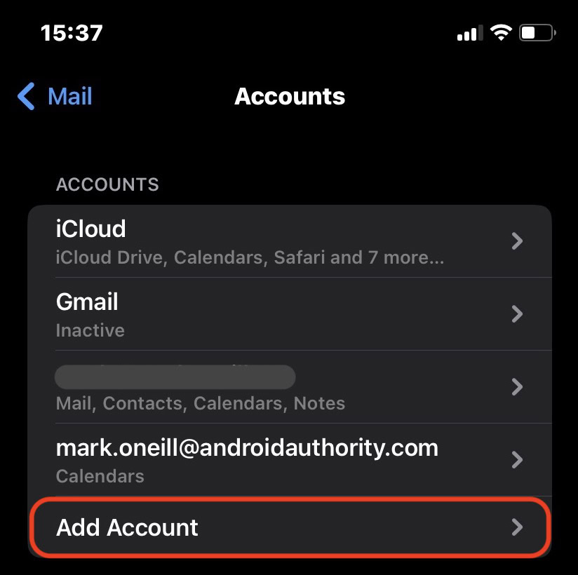 How to add and set up email on your iPhone Mail app Android Authority