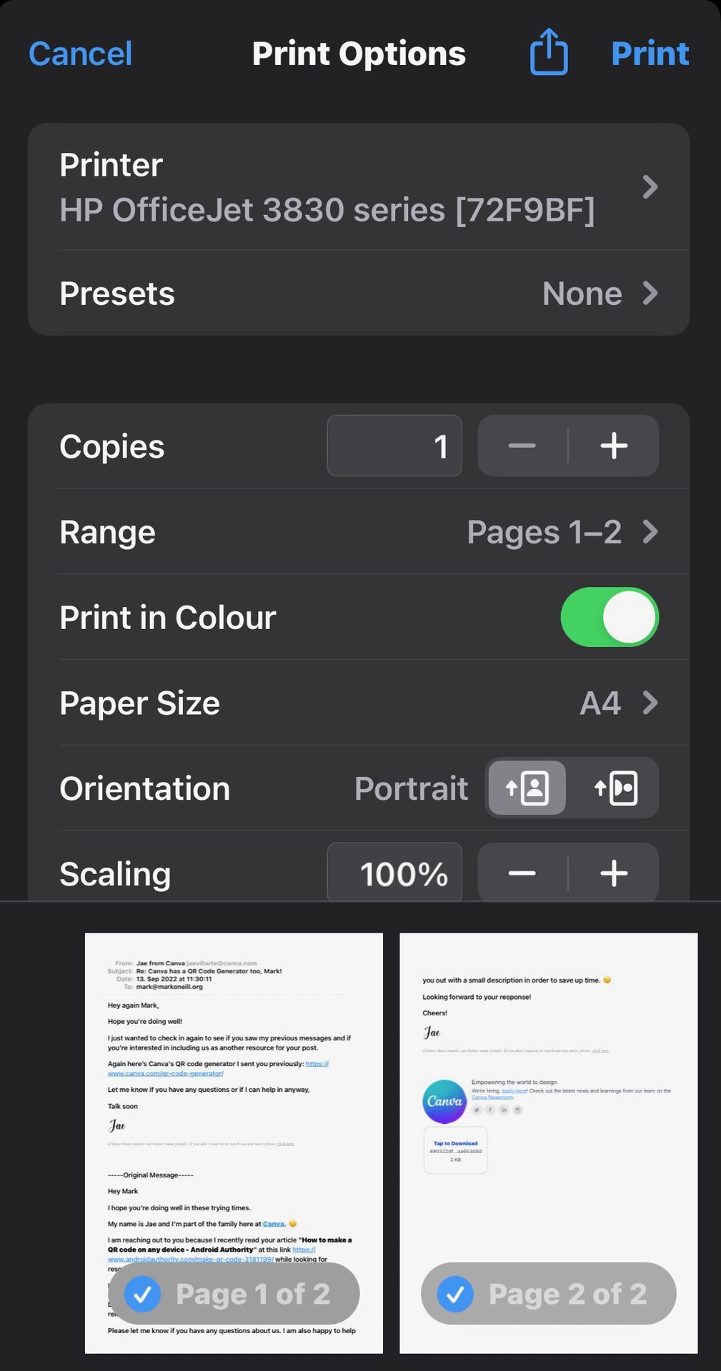 How to print from your iPhone or iPad Android Authority