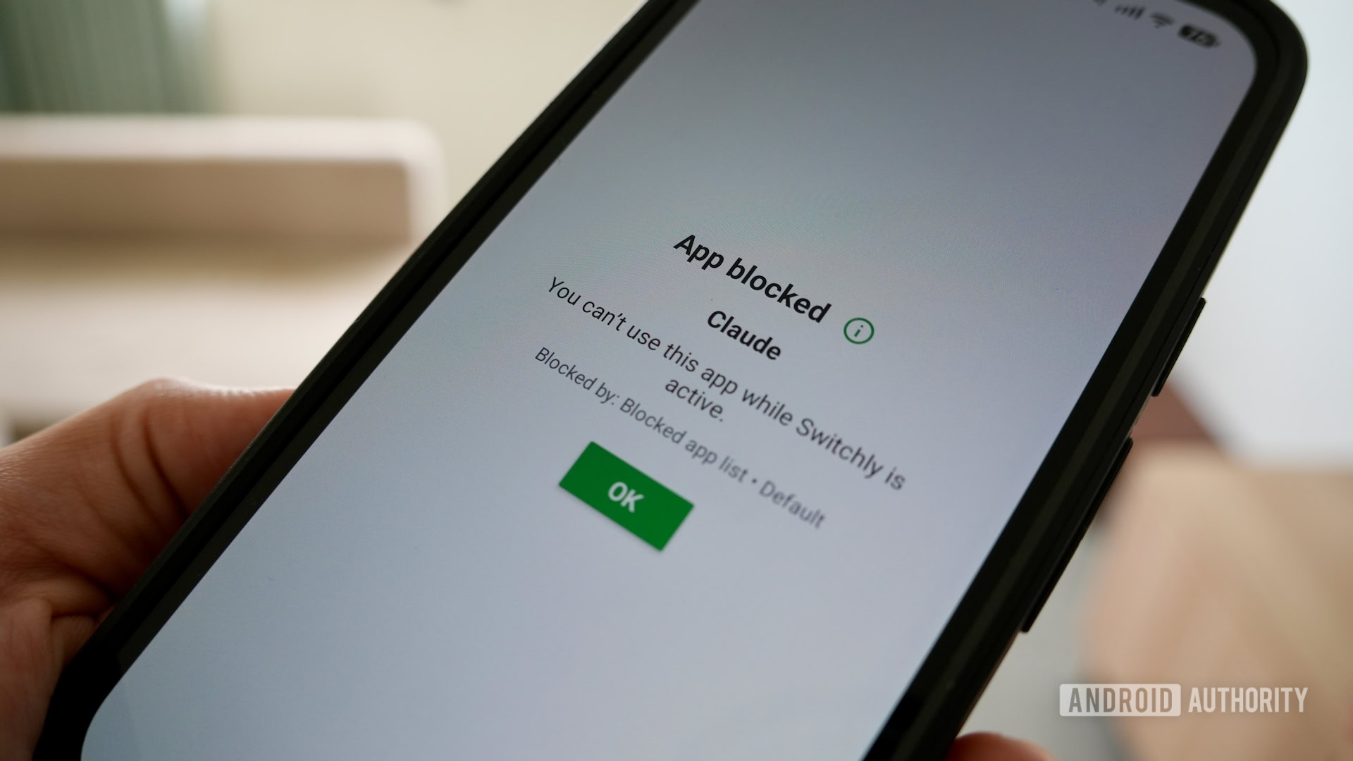 Switchly blocked app App blocked with Switchly