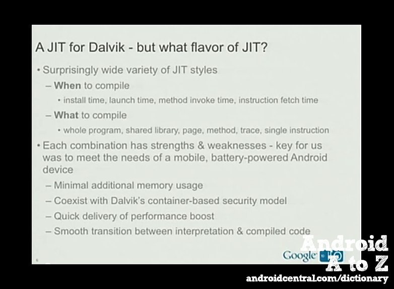 Android A to Z What is the JIT? Android Central