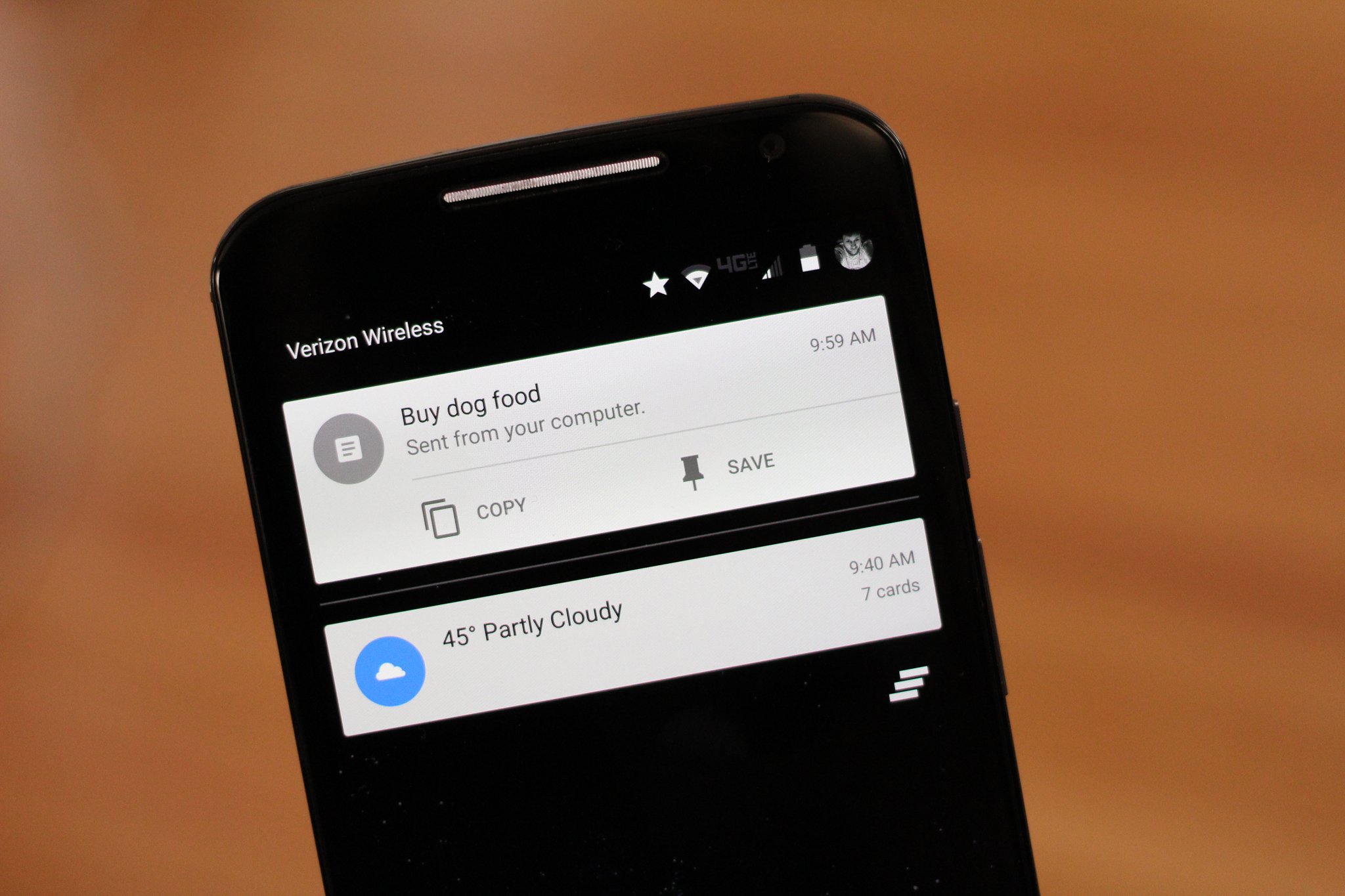 You can now send yourself a note or set an alarm from a Google desktop