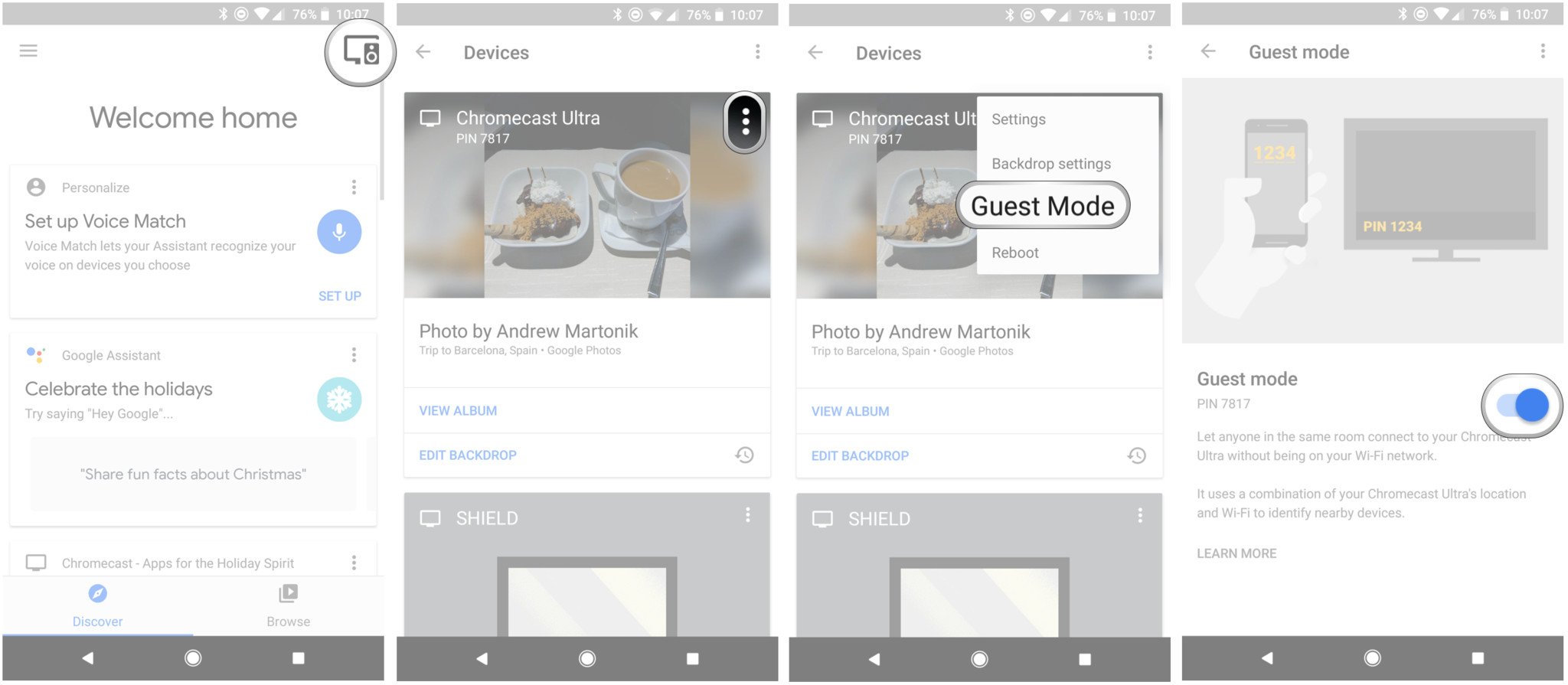 How to enable Chromecast 'Guest mode' Android Central