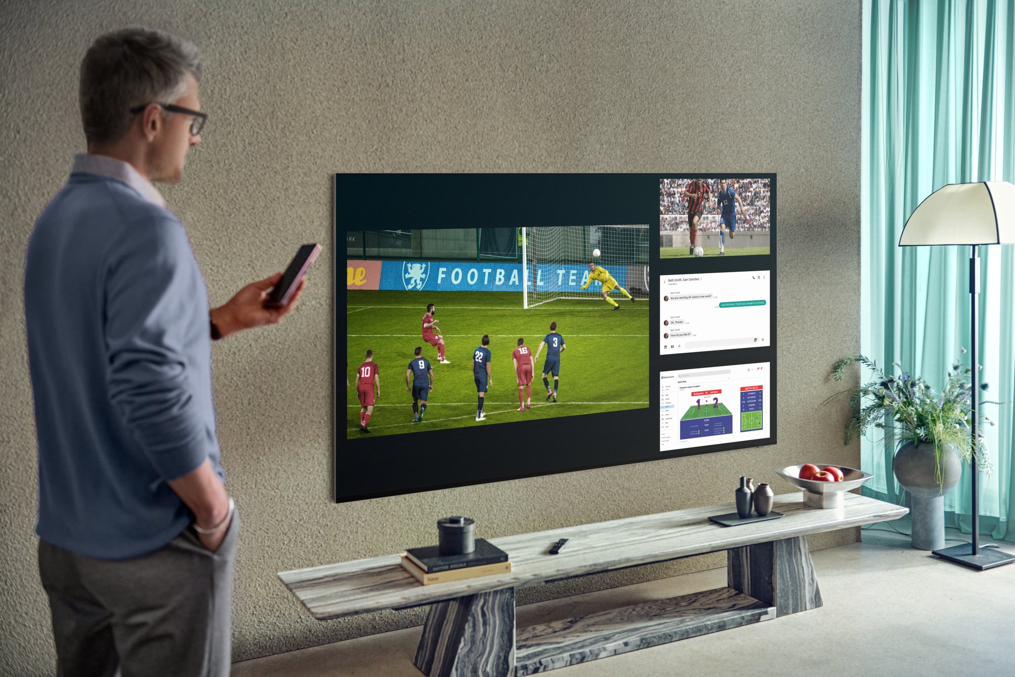 Samsung supports Google Duo and screen sharing in its new QLED TVs