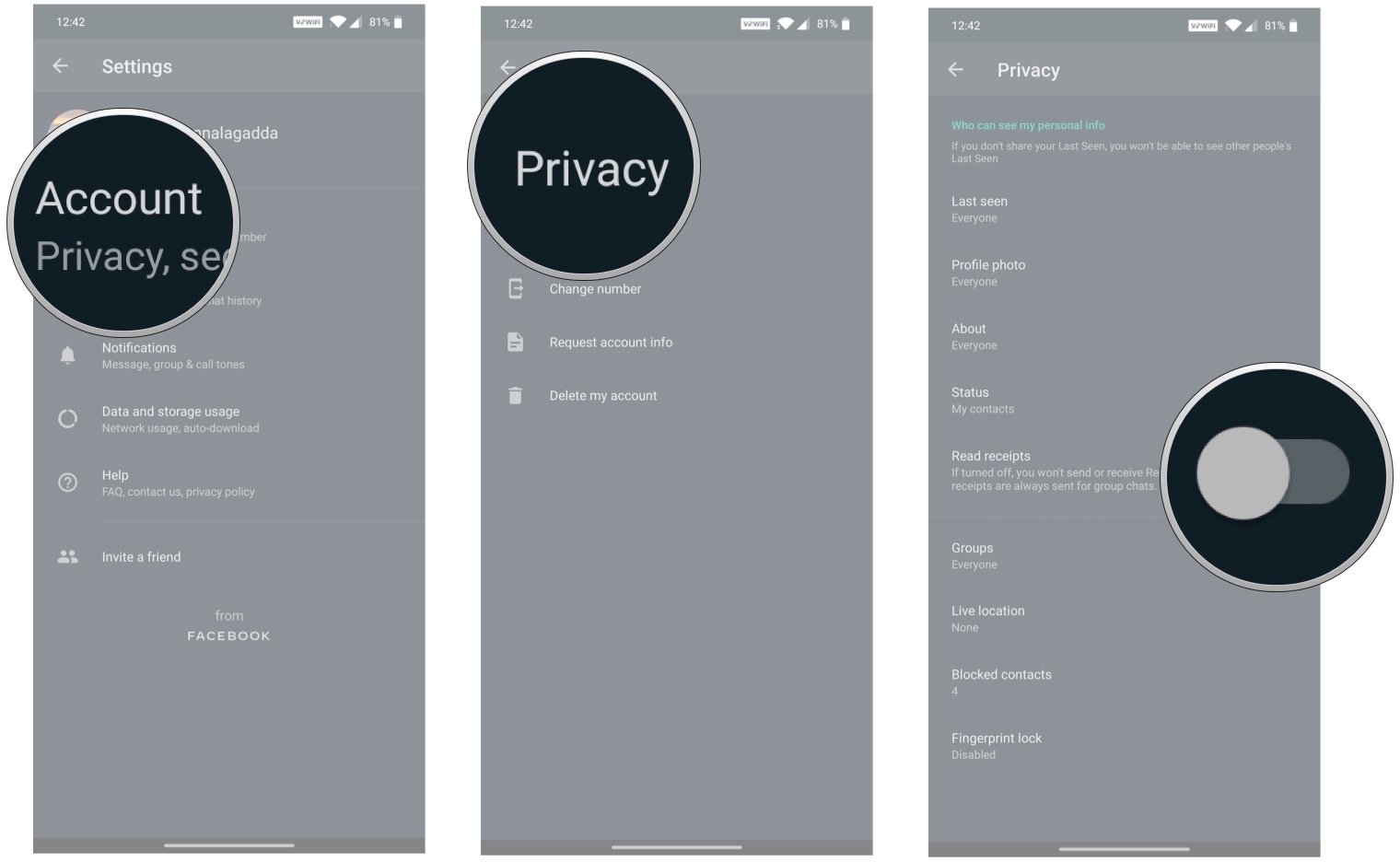 How to disable read receipts in WhatsApp for Android Android Central