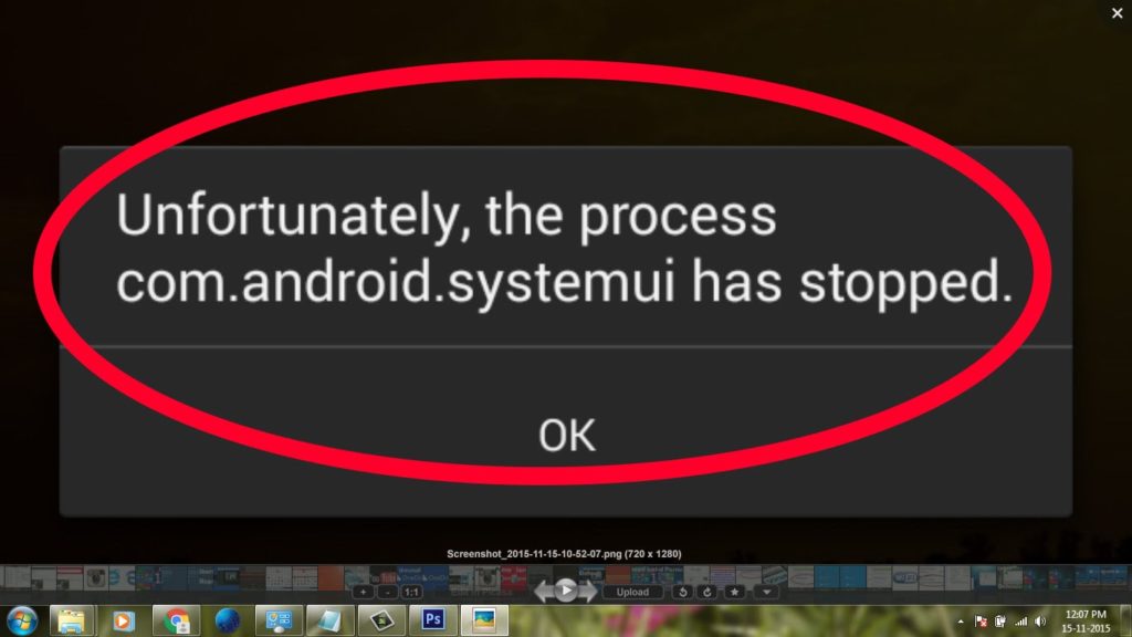 How To Fix "Unfortunately the process com.android.systemui has stopped