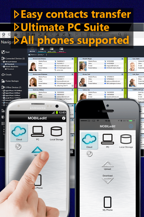 دانلود نرم افزار کپی کردن اطلاعات به گوشی جدید اندروید Phone Copier