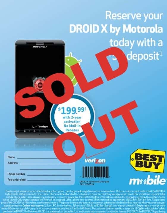 Confirmed Best Buy No Longer taking PreSale Orders, is