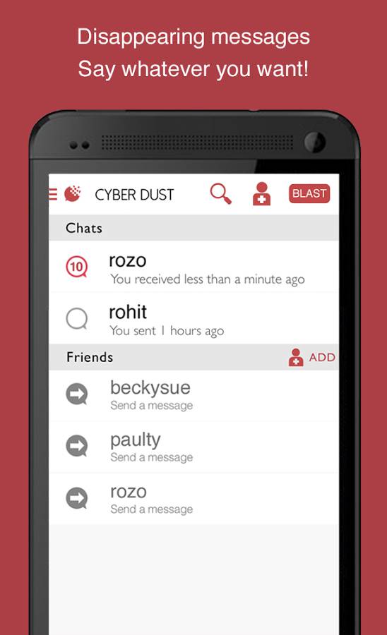 Cyber Dust Lets You Send Encrypted Messages That Delete Seconds Later