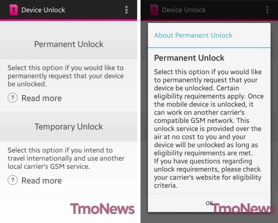 TMobile to Allow For SIM Unlock Through App, Here's What The App May
