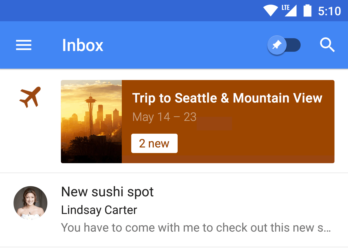 Google Explains Recently Added Inbox 'Trip Bundles'