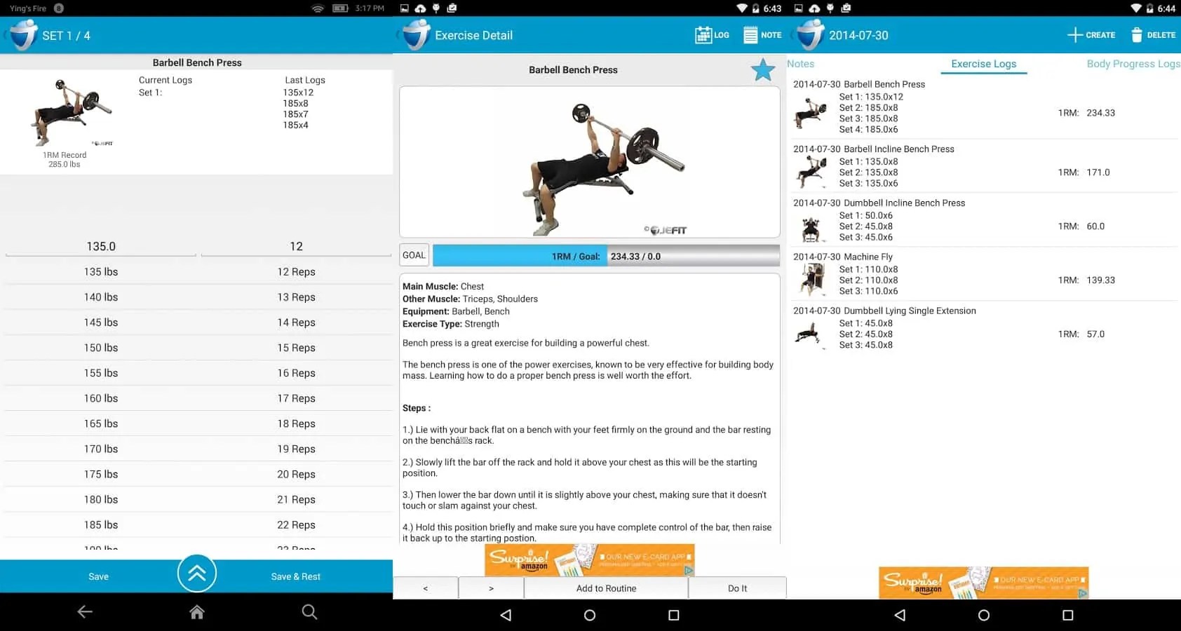 Featured Top 10 Weightlifting Apps For Android 6/5/15