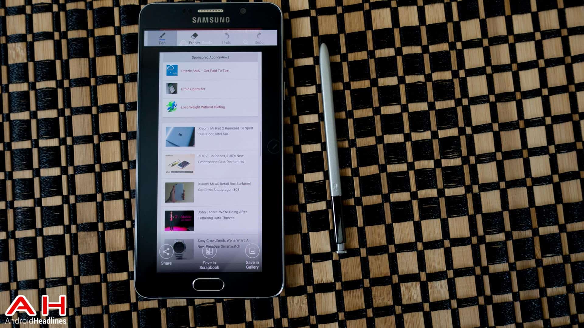 Android How To Take a Scrolling Screenshot on Galaxy Note 5