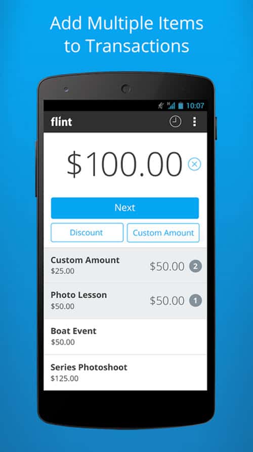 Flint, the NoDongle Mobile Payment App