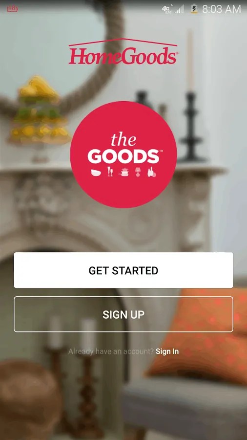 Check Out What HomeGoods Has To Offer Via 'The Goods' App