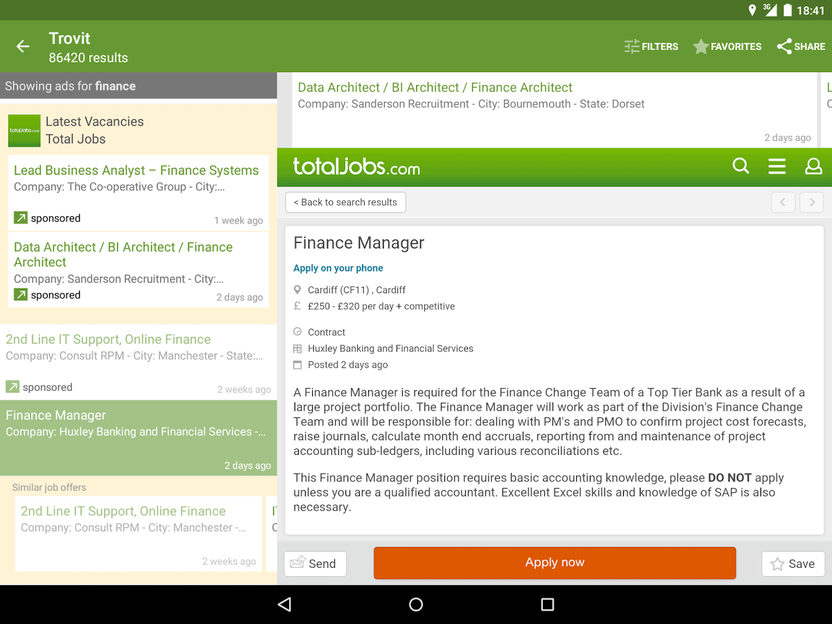 Featured Top 10 Job Search Apps For Android January 2016