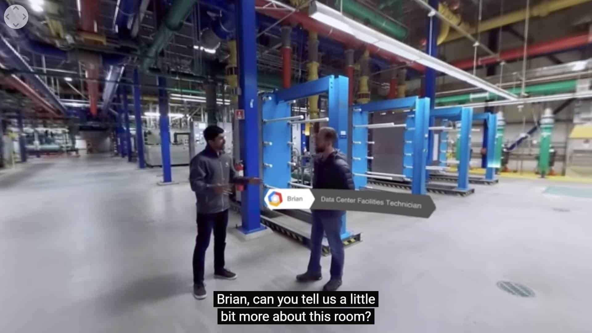 Googler Hosts 360 Degree Data Center Tour