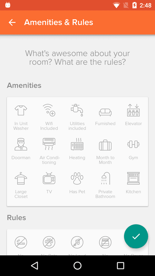 Find a new Roommate with Roomi for Android