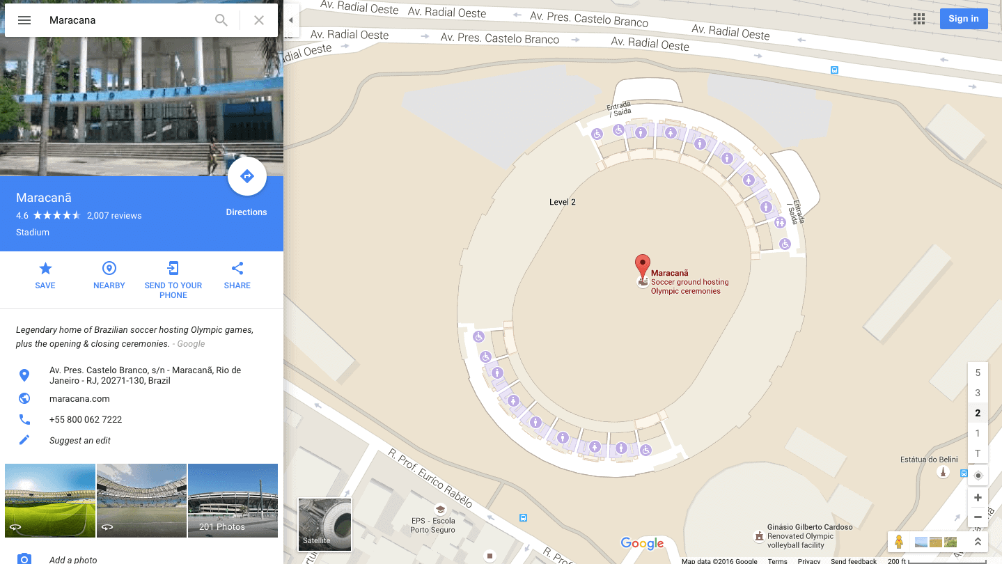 You Can Tour The Inside Of Rio Olympic Venues Through Maps
