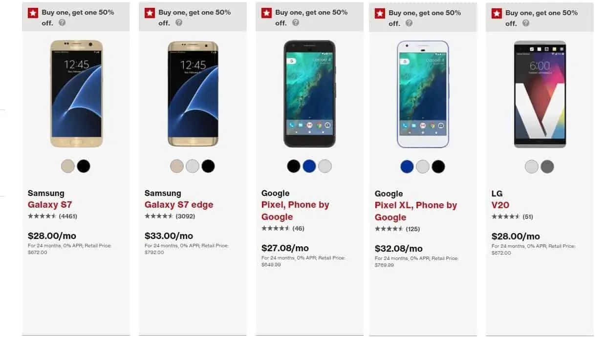 Verizon Buy One & Get One Half Price, Including Pixel & XL