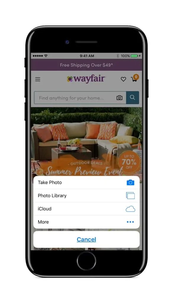 Wayfair Debuts Visual Search With AI Backend