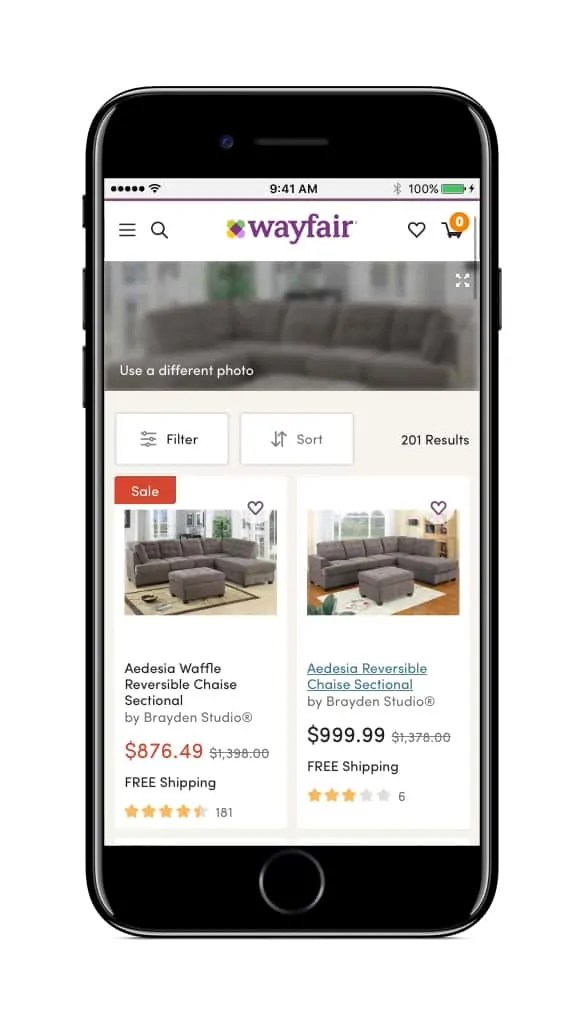 Wayfair Debuts Visual Search With AI Backend