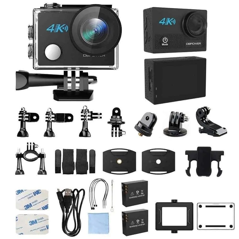 Sponsored Deal DBPOWER N5 4K Action Camera & Accessories 53.95 With Code