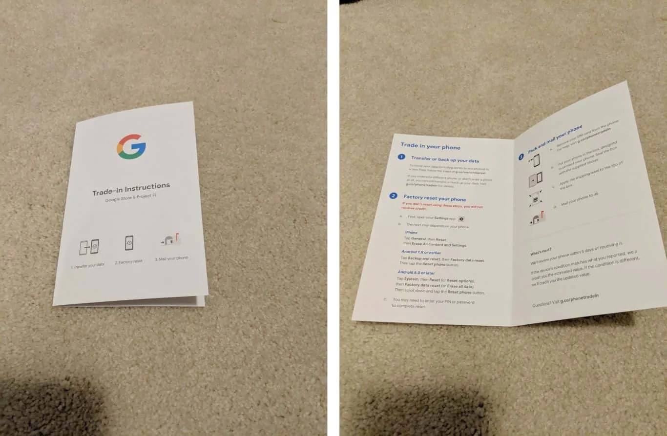 Google Redesigns TradeIn Shipping Kits With A Cardboard Box