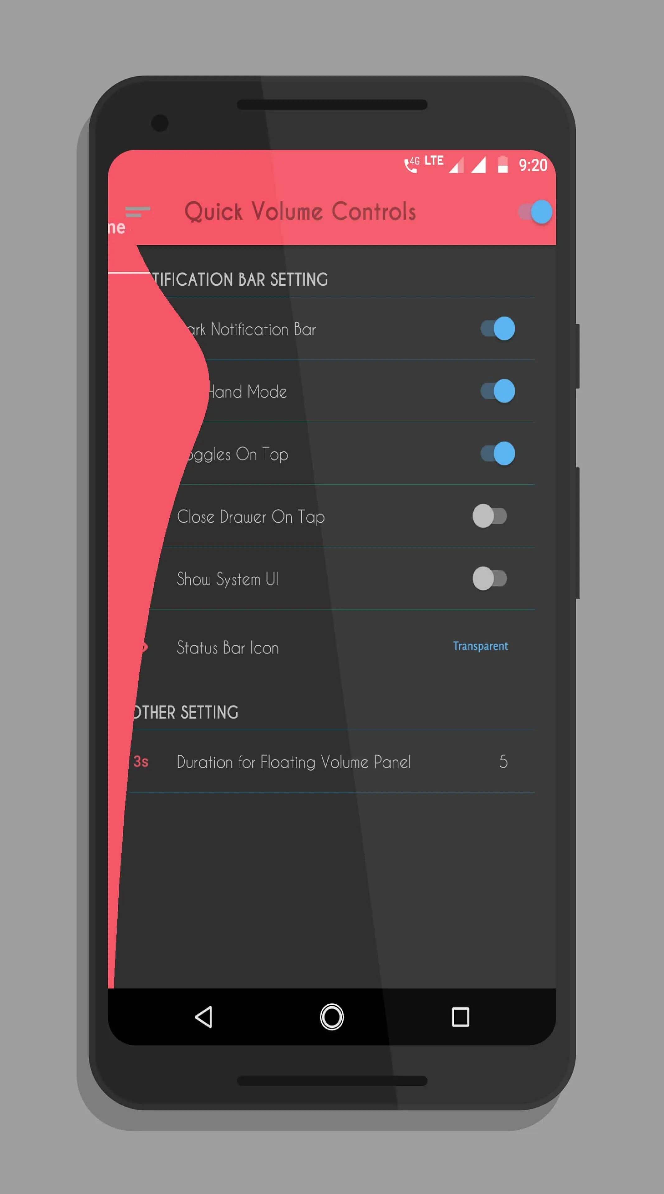 Control Volume From Notifications With Quick Volume Controls